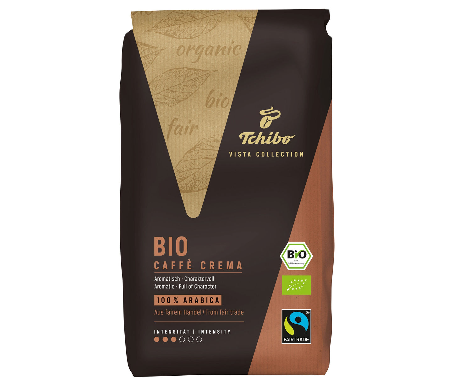 Vista Collection Bio Caffé Crema - 1x 1 kg Ganze Bohne