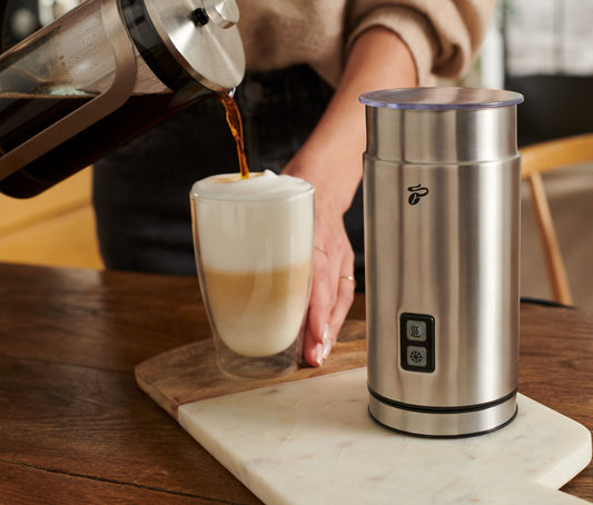 Elektrischer Milchaufschäumer, Edelstahl