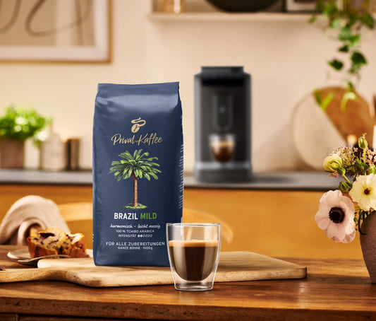 Privat Kaffee Brazil Mild - 8x 1kg Ganze Bohne
