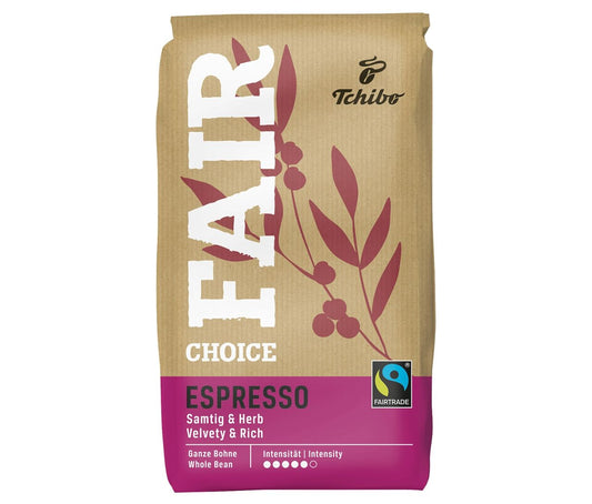 Fair Choice Espresso - 1 kg Ganze Bohne